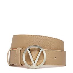 Pasek Damski Valentino. Brązowe paski Valentino, bez wzorów. Za 209.99 zł.