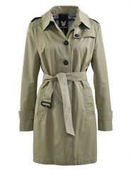 Fuchs Schmitt Trencz w kolorze jasnozielonym rozmiar: 46. Zielone płaszcze Fuchs Schmitt, bez wzorów, z tkaniny, bez kaptura. Za 347.99 zł.