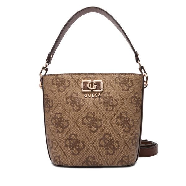 Torebka Guess. Brązowe torebki klasyczne Guess, z aplikacjami, klasyczne, bez dodatków. Za 589.99 zł.