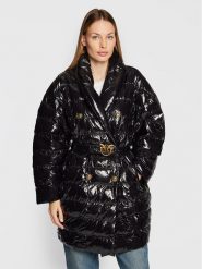 Pinko Kurtka puchowa Izar 1G18CX A00N Czarny Regular Fit. Czarne kurtki Pinko, m, bez wzorów, z puchu, bez kaptura. Za 1,399.00 zł.