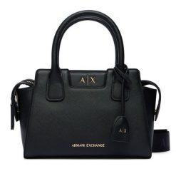 Torebka Armani Exchange. Czarne torebki klasyczne Armani Exchange, bez wzorów, klasyczne, bez dodatków. Za 654.99 zł.