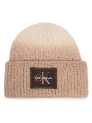 Calvin Klein Czapka LV04F8102G Beżowy. Brązowe czapki zimowe Calvin Klein, bez wzorów, z poliesteru. Za 209.99 zł.