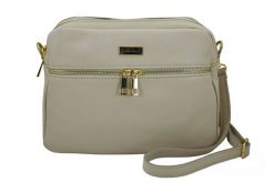 Listonoszka skórzana BARBERINI'S 979-10 j. beżowa. Brązowe shopper bag Barberinis, bez wzorów, ze skóry, biznesowe, duże, bez dodatków. Za 229.99 zł.