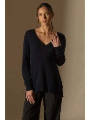 Perfect Cashmere Kaszmirowy sweter w kolorze granatowym rozmiar: S. Niebieskie swetry Perfect Cashmere, s, bez wzorów, z kaszmiru, bez ramiączek. Za 395.95 zł.