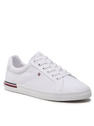 Tommy Hilfiger Tenisówki Essential Stripes Sneaker FW0FW06954 Biały. Białe trampki Tommy Hilfiger, bez wzorów, z materiału, bez zapięcia. Za 329.99 zł.