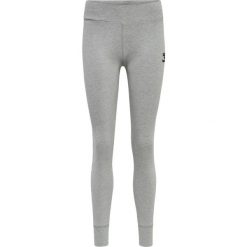 Damskie legginsy bawełniane Hummel Move Grid. Szare legginsy Hummel, bez wzorów, z bawełny, klasyczne. Za 194.00 zł.