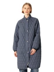 Ilse Jacobsen Płaszcz przejściowy w kolorze granatowym rozmiar: 38. Niebieskie płaszcze Ilse Jacobsen, bez wzorów, bez kaptura. Za 283.48 zł.