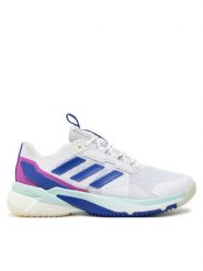 Adidas Buty halowe Crazyflight 5 IF9262 Biały. Białe buty treningowe adidas, bez wzorów, z materiału, bez zapięcia. Za 699.99 zł.