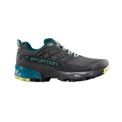 Damskie buty trailowe La Sportiva Akyra II Gtx. Szare buty do biegania La Sportiva, bez wzorów, z gore-texu, bez zapięcia, do biegania, gore-tex. Za 785.40 zł.
