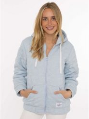 Zwillingsherz Bluza "Endless Love" w kolorze błękitnym rozmiar: L/XL. Niebieskie bluzy Zwillingsherz, l, bez wzorów, bez ramiączek, bez kaptura. Za 175.26 zł.