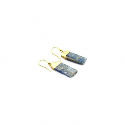 Kolczyki Kyanit złoto. Niebieskie kolczyki Brazi druse jewelry. Za 170.00 zł.