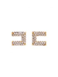 Elisabetta Franchi Kolczyki OR-01A-56E2-V150 Złoty. Żółte kolczyki Elisabetta Franchi, metalowe. Za 649.99 zł.