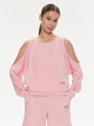 Liu Jo Bluza MA4385 F0873 Różowy Loose Fit. Czerwone bluzy Liu Jo, s, bez wzorów, z bawełny, bez kaptura. Za 309.99 zł.