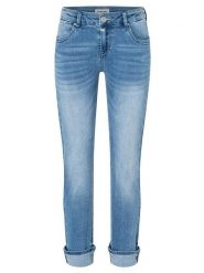 Timezone Dżinsy "Marah" - Slim fit - w kolorze błękitnym rozmiar: W30/L32. Niebieskie jeansy Timezone, l, z aplikacjami, klasyczne. Za 136.45 zł.