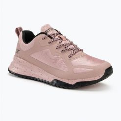 Buty damskie SKECHERS Bobs Squad 3 Star Flight. Czerwone trekkingi Skechers, bez wzorów, bez zapięcia, trekkingowe. Za 239.99 zł.