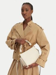 Coccinelle Torebka BOHEME GRANA DOUBLE Biały. Białe torebki klasyczne Coccinelle, bez wzorów, ze skóry, bez dodatków. Za 1,549.00 zł.