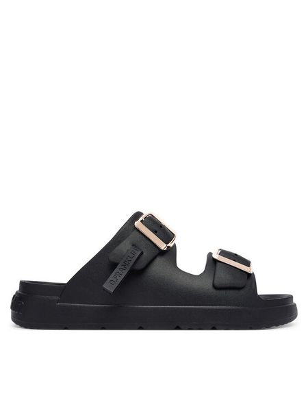 D.Franklin Klapki Vibe Foam 2 DFSH413001 Złoty. Żółte klapki D.Franklin, bez wzorów, z syntetyku, bez obcasa, bez zapięcia. Za 169.99 zł.
