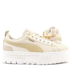 Buty damskie Puma MAYZE GEMS. Brązowe buty treningowe Puma, bez wzorów, z gumy, bez zapięcia, trekkingowe. Za 238.00 zł.