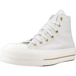 Tenisówki Converse Model Ctas Lift Hi Barely Kolor Szary. Niebieskie trampki Converse, bez wzorów, z tkaniny, bez zapięcia. Za 234.99 zł.