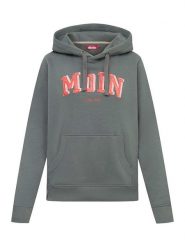 Derbe Bluza w kolorze antracytowym rozmiar: XS. Czarne bluzy Derbe, xs, bez wzorów, z bawełny, bez ramiączek, z kapturem. Za 220.63 zł.