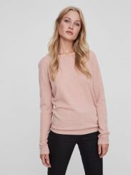 Vero Moda Sweter w kolorze jasnoróżowym rozmiar: M. Różowe swetry Vero Moda, m, bez wzorów, z bawełny, bez ramiączek. Za 82.99 zł.