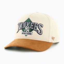 Czapka z daszkiem 47 Brand New York Yankees Mets The Diamond Hitch. Brązowe czapki z daszkiem 47 Brand, bez wzorów. Za 149.99 zł.