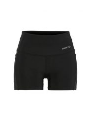 Craft Essence Hotpants 3 W – krótkie legginsy treningowe z szerokim pasem –. Czarne legginsy Craft, bez wzorów, z elastanu, krótkie. Za 240.50 zł.