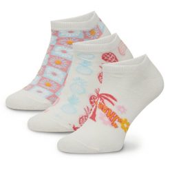 Skarpety Billabong. Białe skarpetki Billabong, bez wzorów. Za 24.99 zł.