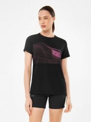 Viking Koszulka trekkingowa "Morain" w kolorze czarnym rozmiar: L. Czarne t-shirty sportowe Viking, l, bez wzorów, bez ramiączek, outdoorowe. Za 98.42 zł.