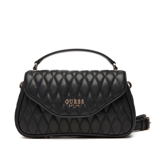 Torebka Guess. Czarne torebki klasyczne Guess, z aplikacjami, klasyczne, bez dodatków. Za 439.99 zł.