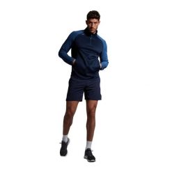 Bluza treningowa z zamkiem błyskawicznym 1/4 Canterbury Élite. Niebieskie bluzy bez kaptura CANTERBURY, bez wzorów, bez kaptura, na fitness i siłownię. Za 519.00 zł.