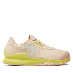 Buty do tenisa Head. Brązowe buty treningowe Head, bez wzorów, bez zapięcia, do biegania. Za 339.99 zł.