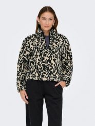ONLY Bluza polarowa w kolorze beżowym rozmiar: XL. Brązowe bluzy bez kaptura ONLY, xl, bez wzorów, z polaru, bez kaptura. Za 149.95 zł.