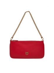 PINKO Torebka Horizontal Flat PE 25 PCPL 102747 A0F1 Czerwony. Czerwone torebki klasyczne Pinko, bez wzorów, ze skóry, bez dodatków. Za 639.99 zł.
