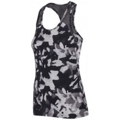 4F Damska Koszulka Sportowa H4Z17 tsdf001 Allover Czarno-Biały Xl. T-shirty sportowe marki 4f. W wyprzedaży za 56.00 zł.