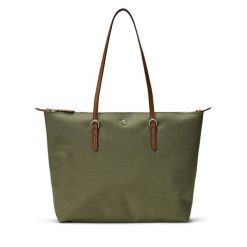 Torebka LAUREN RALPH LAUREN. Zielone torebki klasyczne Lauren Ralph Lauren, bez wzorów, klasyczne, bez dodatków. Za 469.99 zł.