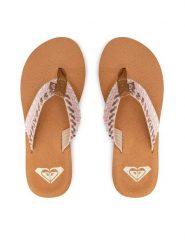 Roxy Japonki ARJL101113 Różowy. Czerwone japonki Roxy, bez wzorów, z materiału. Za 99.99 zł.