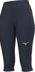 Damskie legginsy 3/4 Mizuno MZNRB. Niebieskie legginsy Mizuno, bez wzorów, z materiału, eleganckie. Za 219.80 zł.