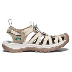 Buty do chodzenia damskie Keen Whisper. Niebieskie trekkingi Keen, z aplikacjami, z kauczuku, bez zapięcia, trekkingowe. Za 559.99 zł.