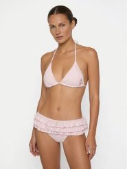 Juicy Couture Bikini Heritage JCITS126202 Różowy. Czerwone bikini Juicy Couture, bez wzorów, z syntetyku. Za 299.99 zł.