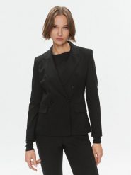 Marella Marynarka Humour 2330461036200 Czarny Regular Fit. Czarne marynarki i żakiety Marella, bez wzorów, z syntetyku, bez ramiączek. Za 859.99 zł.