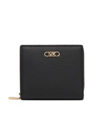 Michael Kors Mały Portfel Damski 32S5G8ED1L Czarny. Czarne portfele Michael Kors, bez wzorów, ze skóry. Za 349.99 zł.