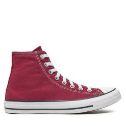 Trampki Converse. Czerwone trampki Converse, bez wzorów, retro, bez zapięcia. Za 349.99 zł.