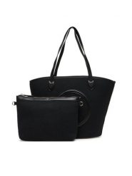 Valentino Torebka VBS7QO02CAN Czarny. Czarne torebki klasyczne Valentino, bez wzorów, z materiału, bez dodatków. Za 269.99 zł.