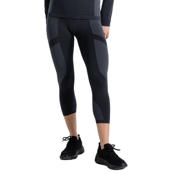 Legginsy Damskie In The Zone 3/4. Czarne bielizna termoaktywna damska Dare 2b, bez wzorów, z dzianiny. Za 58.99 zł.