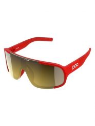 POC Okulary rowerowe "Aspire" w kolorze złoto-czerwonym rozmiar: onesize. Czerwone okulary przeciwsłoneczne POC, bez wzorów, z tworzywa sztucznego, szklane. Za 364.95 zł.