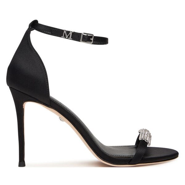 Sandały Marciano Guess. Czarne sandały Marciano Guess, z aplikacjami, bez obcasa, na szpilce, bez zapięcia. Za 1,009.00 zł.