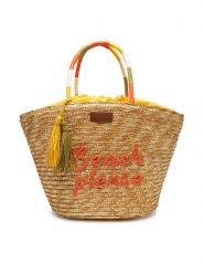 Banana Moon Torebka Joy Palmdale MIF71 Beżowy. Brązowe torebki klasyczne Banana Moon, bez wzorów, z tworzywa sztucznego, bez dodatków. Za 359.99 zł.