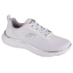 Buty SKECHERS FLEX APPEAL 5.0 Biały. Białe buty treningowe Skechers, bez wzorów, z materiału, bez zapięcia, trekkingowe, skechers sport. Za 298.20 zł.