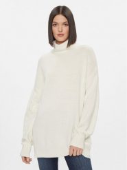 Kontatto Golf 3M1085 Biały Oversize. Białe swetry Kontatto, m, bez wzorów, z syntetyku, bez ramiączek. Za 449.99 zł.